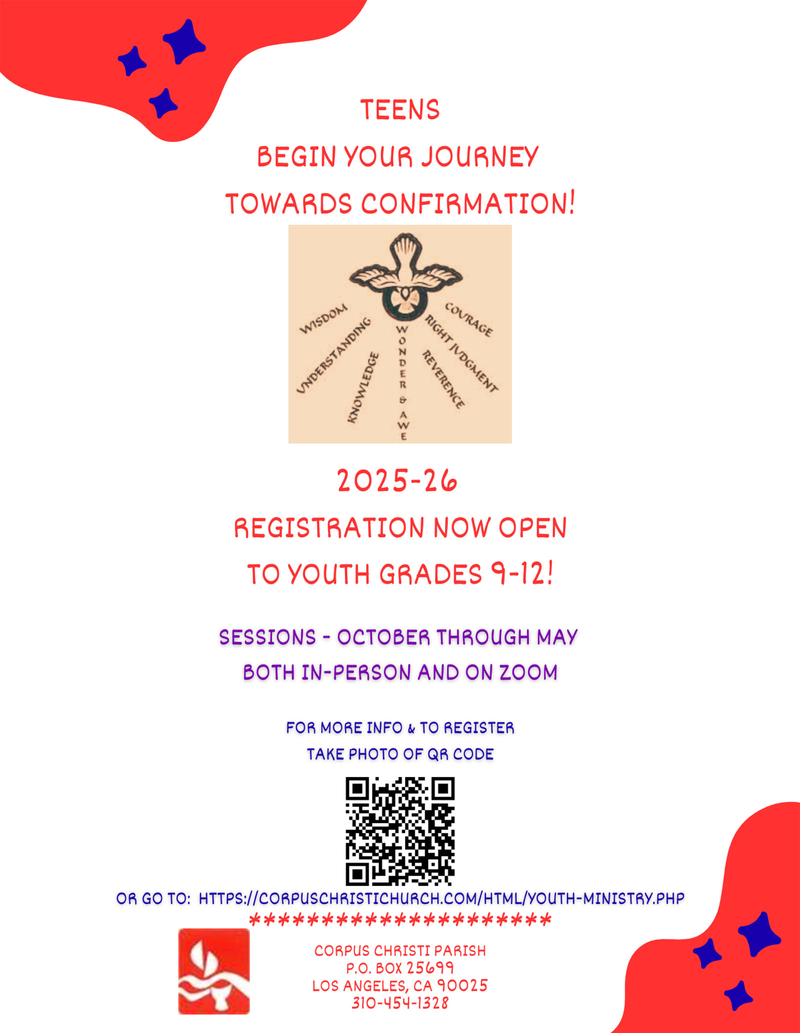 Confirmation Flier 2025-2026